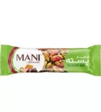 نات بار با طعم پسته شکلاتی مانی ۴۰ گرمی