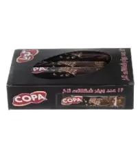 ویفر با کرم کاکائویی و روکش کاکائویی تلخ کوپا پک ۱۲ عددی