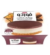 دسر چیز کیک با سس شکلات دلیس ۹۰ گرمی