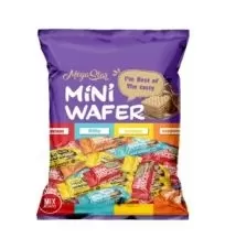 مگا استار مینی ویفر مخلوط با روکش شکلات ۵۰۰ گرم