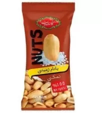 بادام زمینی با طعم نمکی گلستان 30 گرمی