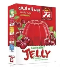برتر پودر ژله با طعم آلبالو جعبه ۱۰۰ گرم