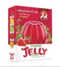 برتر پودر ژله با طعم توت فرنگی جعبه ۱۰۰گرم