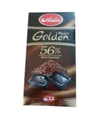 شکلات تلخ تخته ای ۵۶ درصد گلدن آیدین ۱۰۰ گرمی