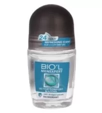 بیول رولان ضد تعریق مردانه ۲۴ ساعته Active comfort حجم ۵۰ میل