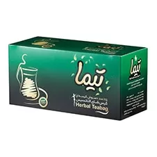 چای سبز کیسه ای معطر کاسیا و زیره تیما 25 عددی