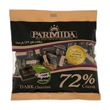 شکلات تلخ ۷۲% پارمیدا ۲۲۰گرمی