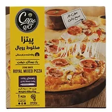 پیتزا مخلوط رویال متوسط پمینا 450 گرمی