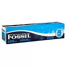 کیسه فریزر سایز 35*25 فسیل 200 عددی