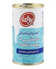 کنسرو گوجه فرنگی پوست کنده روژین 410گرمی