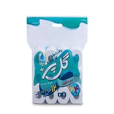 دستمال توالت گلپر 4 لایه 12 رول