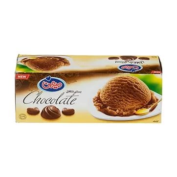 میهن بستنی با طعم شکلات مقوایی 1 لیتر