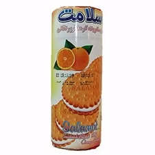 سلامت بیسکوئیت کرمدار پرتقالی لوله ای ۴۰۰ گرم